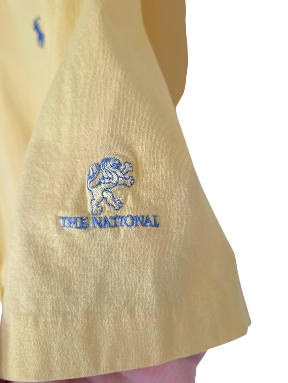 Polo Golf Ralph Lauren Shirt Yellow Mens Medium Preppy - Picture 6 of 10